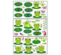 Sanfly Cartoon Animal Kids Wall Sticker Frog Floor Stickers Diy Removable Home Decoration Baby Nursery Room Wall Decor