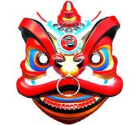 Sanfly Chinese Dragon Masks Oriental Mask 3d Full Face Dancing Head Masks Animal Head Mask for Masquerade Party