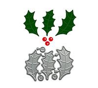 Sanfly Christmas Leaves Metal Cutting Stencil Embossing Template for Card Making Scrapbook Paper Cards Album