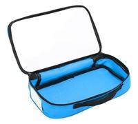 Sanfly First Aid Bag Empty Medical Kit Accessory Pouch Zippered Travel Medicine Bag with Transparent Window for Car Home Outdoor Travel