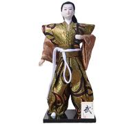 Sanfly Japanese Samurai Tall Traditional Kimono Mini Figures Art Dolls for Collection Ornaments