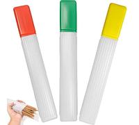 Sanfly Knitting Needle Pin Storage Case Large Transparent Plastic Tube Containers Sweater Knitting Needles Storage Box for Diy Accessories