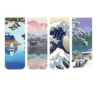 Sanfly Magnetic Bookmarks 4pcs/set World Famous Paintings Magnet Retro Van Gogh Starry Sky Book for Students