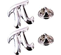 Sanfly Math Formula Brooch Pins Maths Pi Symbol Metal Badge Metal Math Punk Lapel Pins Jewelry for Clothing and Bag
