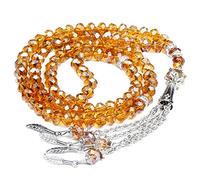 Sanfly Muslim Prayer Rosary Beads Islam Prayer Dhikr Misbaha Tasbih Beads Necklace Islamic Eid Ramadan Gift