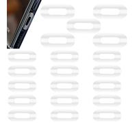 Sanfly Phone Tablet Charging Port Protective Film 20pcs Universal Protector Fluorescent Stickers for Ios Type-c Micro Usb