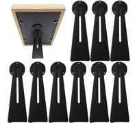 Sanfly Photo Frame Bracket 10pcs/set Display Stands 360 Degree Rotating Support Legs Plastic Picture Frame Stands