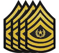 Sanfly Us 101 Airborne Army Flag Division Embroidered Patches for Clothing 4pcs/set Badges Armbands Emblems Appliques for Uniform