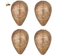 Sanfly Wasp Lantern Nest Bait 4pcs/set Bee Trap Bags Outdoor Fly Bug Catcher Wasp Bag Repellent Tool Insect Trap Accessories