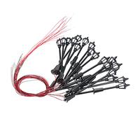 Sanfoelek 20pcs Warm White Model Street Lights Layout Lamppost Railway Train Garden Playground Scenery Led Lamp Lighting 1:75 Scale 100mm