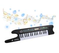 Sanfoelek 37-Key Electronic Keyd Piano Portable Mini Electronic Organ Musical Instrument 8 Tones 6 Rhythms 10 Demo with Microphone S for Beginners Keyds Piano Dual Power Modes