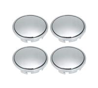 Sanfoelek 56mm Car Wheel Center Caps Hub Tyre Rim Hub Cap Cover Universal ABS Chrome Silver 4PCS