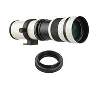 Sanfoelek Camera MF Super Telephoto Zoom Lens F8.3-16 420-800mm T Mount with Adapter Ring Universal 14 Thread Replacement for Canon EF-Mount Cameras EOS 80D 77D 70D 60D 60Da 50D 7D 6D 5D T7i T7s T6s T