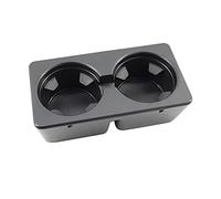 Sanfoelek Car Cup Holder Dual Cup Holder Insert Drink Cupholder Interior Drinking Cup Bracket Black for GMC Yukon 07-14
