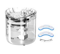 Sanfoelek Cat Water Fountain, Dog Water Dispenser, 2L Super Quiet Automatic Pet Drinking Fountain 2 Water Flow Modes for Cats, Dogs, Multe Pets