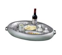 Sanfoelek Floating Drink Holder Summer Inflatable Float Drinking Cooler Table Water Play Float Tray Party