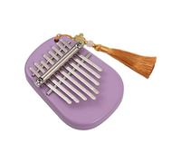 Sanfoelek Kalimba Mini Thumb Piano 8 Keys Portable Musical Instrument Kalimba Thumb Piano with Tune Hammer for Adult Beginners Interesting Party Travel Thumb Piano Instrument