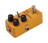 Sanfoelek ZORY Guitar Overdrive Effects Pedal TONE/GAIN/VOL/FAT Versatile Tone Control DC 9V 6.35mm Input/Output Interface Aluminum Alloy Electric Guitar Overdrive Effector with True Bypass