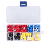 Sanfoelek102Pcs We Connector Electrical Crimp Ring Terminal Tool Set Kit for Home Vehicle