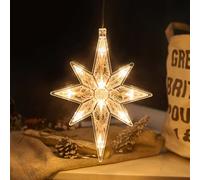 SanfoelekYuletideSpark Holiday Radiance, LED Snowflake Reindeer Suction Window Lights 2023 Festive Decor