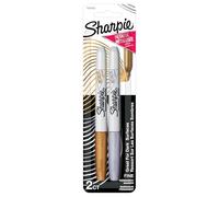 Sharpie Metallic Fine Point Permanent Markers 2/Pkg-Gold & Silver