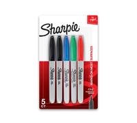 Sanford Lp 30653PP Sharpie Permanent Marker, Fine, Assorted