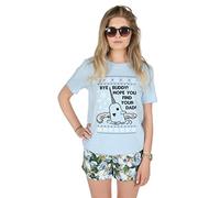 Sanfran - Bye Buddy Hope You Find Your Dad Christmas Ugly Xmas Elf T-Shirt - Small/Light Blue