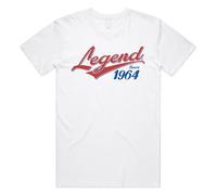 Sanfran Clothing 60th 60 Sixtieth 1964 Birthday Gift Idea Present Year Date Born Party Tee Top Vintage Pocket Retro Mens His Old Man T-Shirt XXL/White
