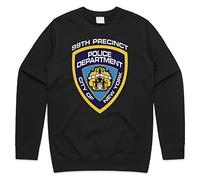Sanfran Clothing B99 Badge Top Funny Brooklyn Nine Show Retro Jake Peralta Captain Holt Gift Jumper Sweater 3XL / Black