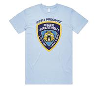 Sanfran Clothing B99 Badge Top Funny Brooklyn Nine Show Retro Jake Peralta Captain Holt Gift T-Shirt Large/Light Blue