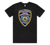 Sanfran Clothing B99 Badge Top Funny Brooklyn Nine Show Retro Jake Peralta Captain Holt Gift T-Shirt Small/Black