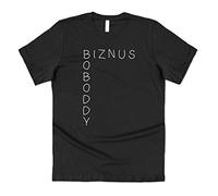 Sanfran Clothing Biznus Boboddy Top Funny US Office Gift Creed Bratton Michael Scott T-Shirt Large/Black