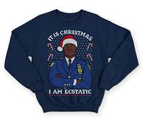 Sanfran Clothing Christmas Captain Raymond Holt Sweatshirt Top Funny Brooklyn Nine 99 Show Jumper Sweater Small/Navy Blue