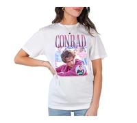 Sanfran Clothing Conrad Fisher Homage T-Shirt Vintage Retro Style Summer Pretty Funny Romantic Drama TV Show Unisex Top Tee Small/White