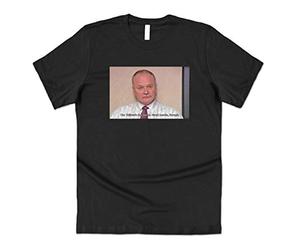 Sanfran Clothing Creed Bratton Quote Funny US Office Gift Boboddy Meme T-Shirt Small/Black