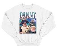 Sanfran Clothing Danny DeVito Homage Top Funny Movie Film Icon Retro 90's Vintage Tribute Jumper Sweater 4XL / White