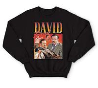 Sanfran Clothing David Brent Homage Top The Office Ricky Gervais Stephen Merchant UK TV Show Gareth Tim Jumper Sweater XXL/Black