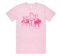 Sanfran Clothing Donald Trump Guilty of Stealing My Heart Top Funny 2024 US President USA Election Campaign T-Shirt Large/Light Pink