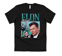 Sanfran Clothing Elon Musk Homage Funny Meme Icon Legend 90's 80's Tesla Space X T-Shirt
