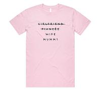 Sanfran Clothing Girlfriend Wife Mummy Top Baby New Mum Pregnancy Pregnant Maternity Expecting T-Shirt Extra Large/Light Pink
