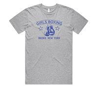 Sanfran Clothing Girls Boxing Friends Top 90s 90's Vintage Retro Rachel Monica TV Show T-Shirt 3XL / Light Grey