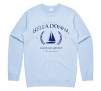 Sanfran Clothing Hotel Bella Donna Top Mamma Mama Dancing Womens Gift Jumper Sweater Medium/Light Blue