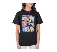 Sanfran Clothing Huntrix Kpop Demon Hunters Kids T-Shirt Girls Mira Rumi Zoey Kids Gift Fan Manga Saja Jinu Movie Ramyeon Tee Top Age 9 / Black