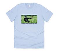 Sanfran Clothing I'm Trying Very Hard Not to Connect Top Funny Schitt's Ew David T-Shirt Medium/Light Blue