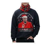 Sanfran Clothing It's Beginning To Look A Slot Like Christmas Jumper Liverpool Football Ugly Xmas Gift Dad Son Unisex Sweater Sweatshirt Medium/Black