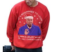 Sanfran Clothing It's Beginning To Look A Slot Like Christmas Jumper Liverpool Football Ugly Xmas Gift Dad Son Unisex Sweater Sweatshirt Small/Red