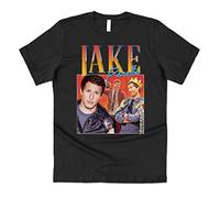 Sanfran Clothing Jake Peralta Homage Top Funny Brooklyn Nine Nine TV Show Retro 90's T-Shirt 4XL / Black