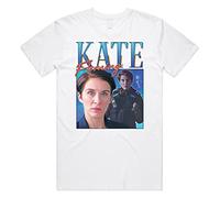 Sanfran Clothing Kate Fleming Homage Top Funny UK Show Line of Duty Detective Gift Steve T-Shirt Extra Large/White
