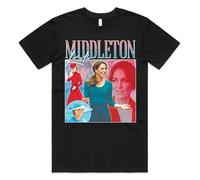 Sanfran Clothing Kate Middleton Homage Top Catherine Princess Wales Royal Vintage T-Shirt