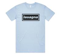 Sanfran Clothing Lasagna Top Britpop UK 90s 00s Merch Tour Rock Band 2025 Sunshine Going Unisex T-Shirt Tee Medium/Light Blue